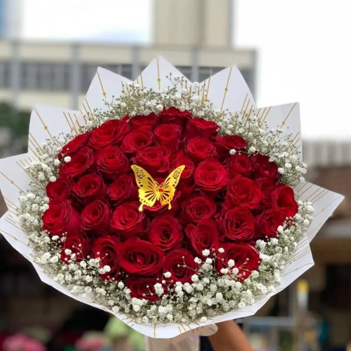 Red Rose Bouquet birthday flowers in Nairobi