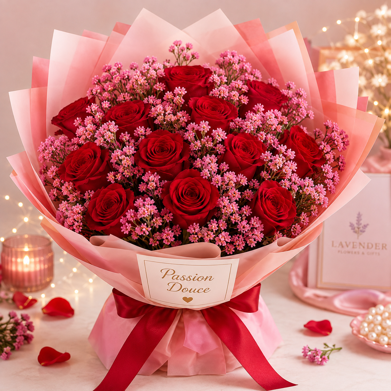 Elegant Red Bouquet