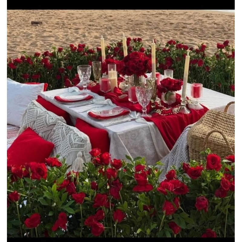 Red Themed Reception