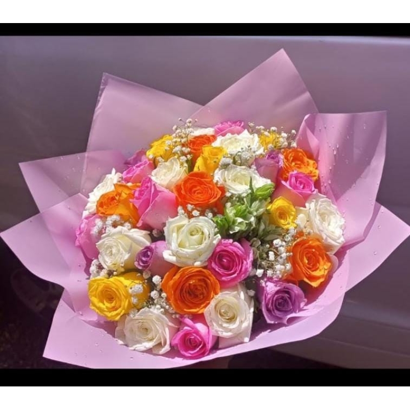 Rainbow Romance Bouquet