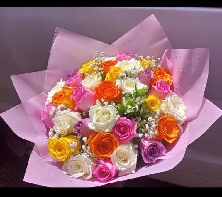 Rainbow Romance Bouquet