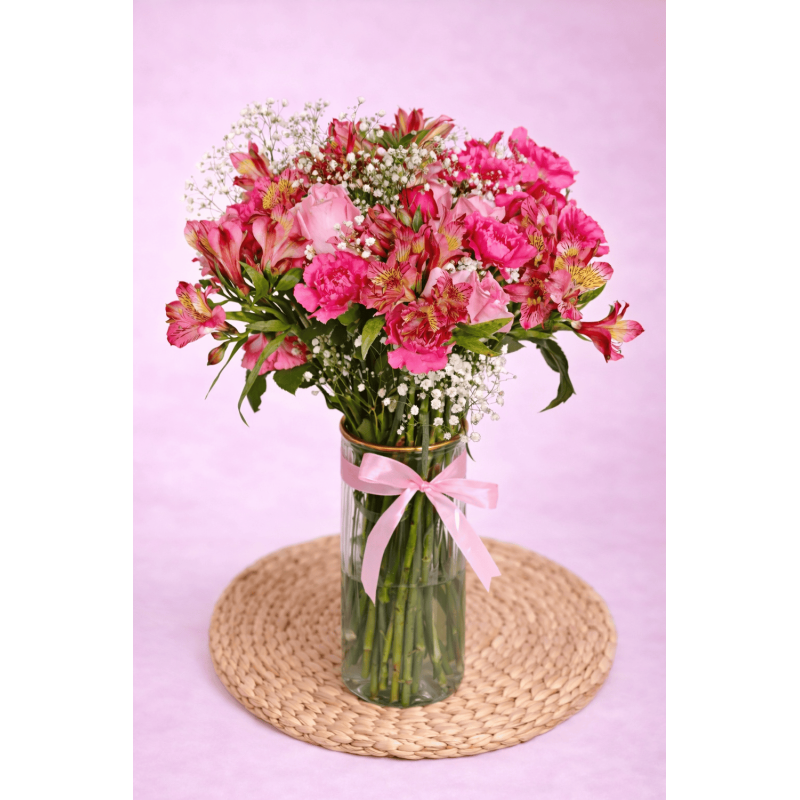 Pink Radiance  Vase Arrangement
