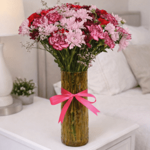 Velvet Harmony Vase Arrangement